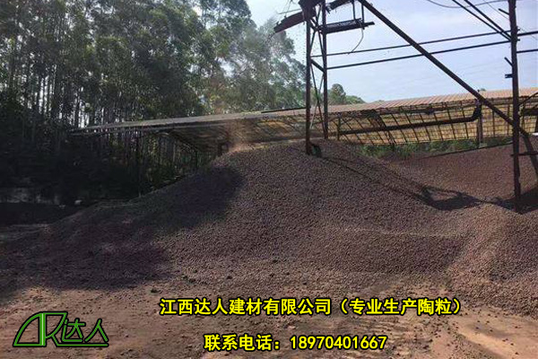 密度不同，陶粒也不同